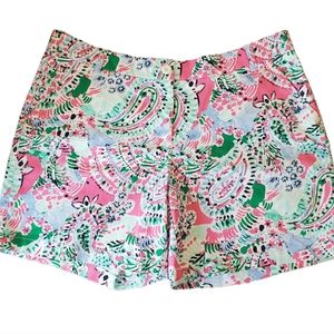 Crown And Ivy Caroline Paisley Print Shorts Size 16W